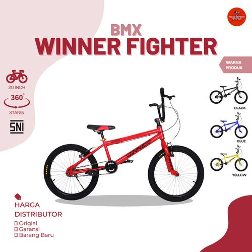 Jual Sepeda BMX Winner Fighter 20 Inch - Hitam - Kota Bandung - sepeda ...