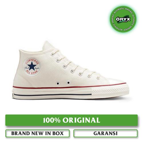 Jual Converse Chuck Taylor All Star Pro Mid Cut Off Cream Red