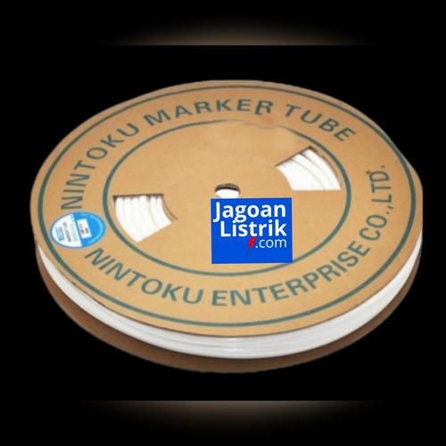 Jual Marker Tube 6mm, Tube Marker 6 mm Nintoku Putih eceran per meter