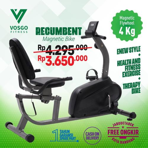 Promo Alat Fitness Recumbent Bike Vosgo 