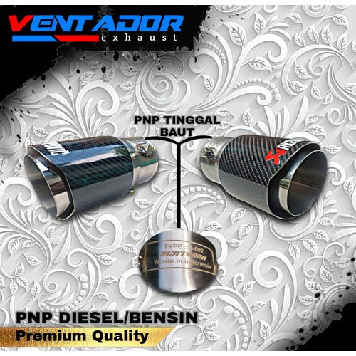 Promo Tailpipe cover ujung kenalpot mobil Muffler cutter Akrapovic PNP