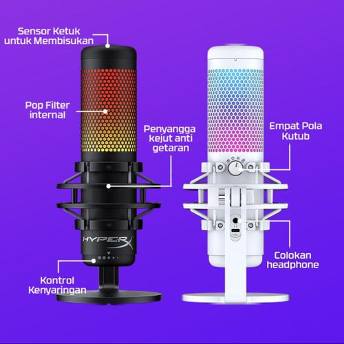 USB Streamer Condenser Microphone with 