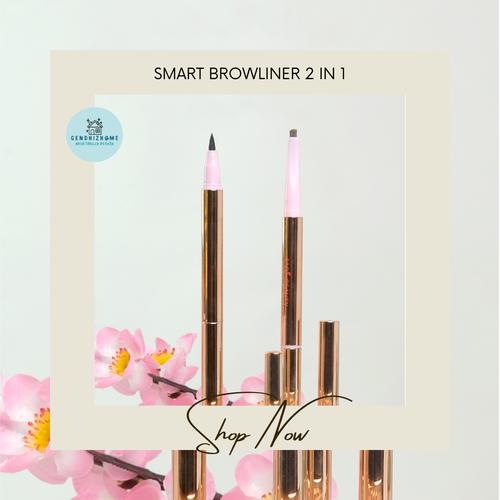 Jual Pensil Alis Eyeliner 2 in 1 Smart Browliner Fabil Wudhu Friendly
