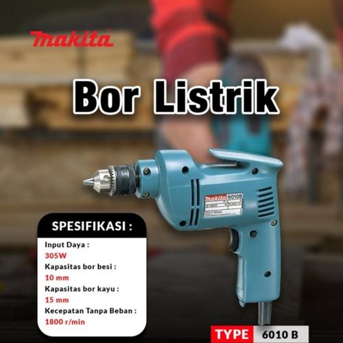 Jual OBRAL MAKITA Asli Original Jepang Bor Listrik 6010B 6010 B Makita ...
