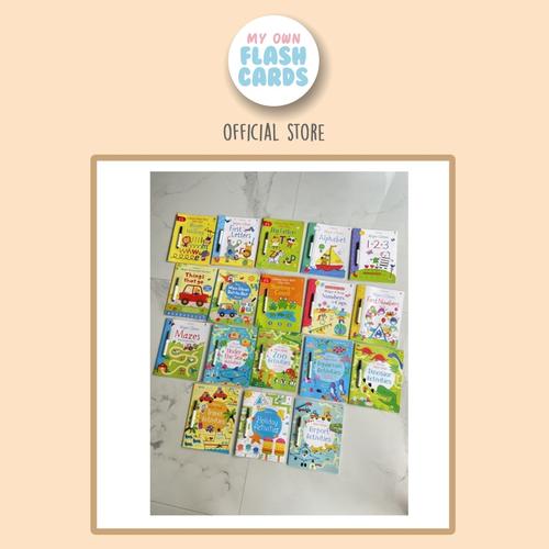 Jual [Part 2] Usborne Wipe Clean Activity Book Buku Impor Edukasi