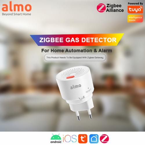 Jual ALMO Smart ZigBee Gas Sensor Kebocoran LPG Home Automation Kota