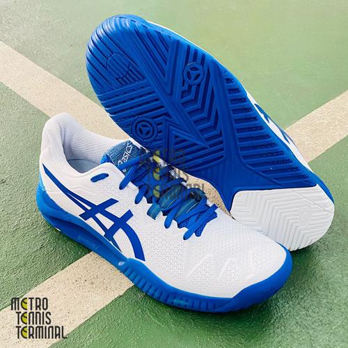 asics blue trainers
