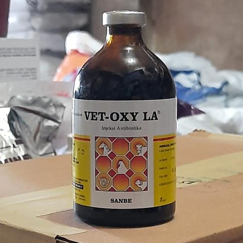 Jual Vet Oxy LA 100ml Injeksi Antibiotik ternak Sapi Domba Babi dan