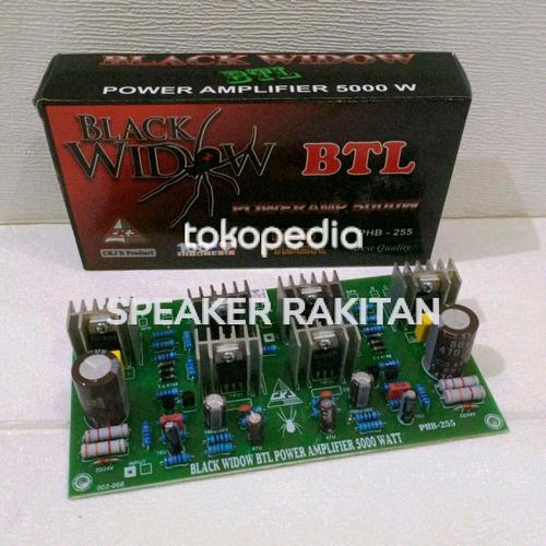 Jual Kit Driver Power Amplifier BTL 5000 Watt BLACK WIDOW PHB-255 - Kab