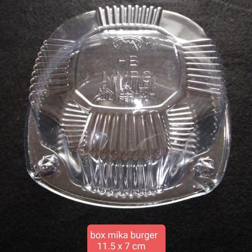 Jual 50PCS BOX Mika Burger / Mika Hamburger / Mika Kue / Mika Roti ...