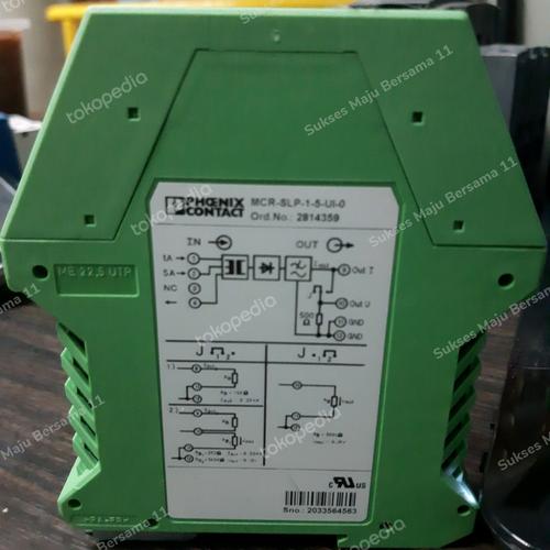 Jual PHOENIX CONTAC CURRENT TRANSDUCER MCR-SLP-1-5-UI-O - Jakarta Pusat ...