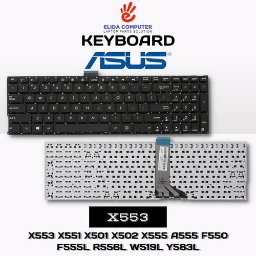 Tasti Di Ricambio Per Tastiera ASUS - Modelli F55L, F555LA, K555L, X555 E Altri, Colore Nero