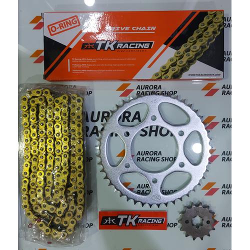 Jual GEAR SET TK VIXION / MX KING / R15 / XABRE / BYSON & RANTAI TK
