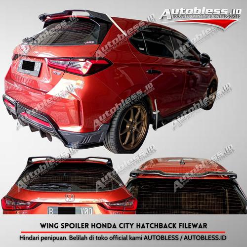 Jual Wing Spoiler Honda City Hatchback FILEWAR Dengan Cat Jakarta Pusat Autobless Tokopedia