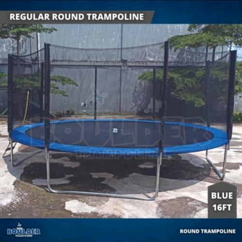 Jual jual trampoline ukuran diameter 16 feet dewasa / trampolin 488 cm