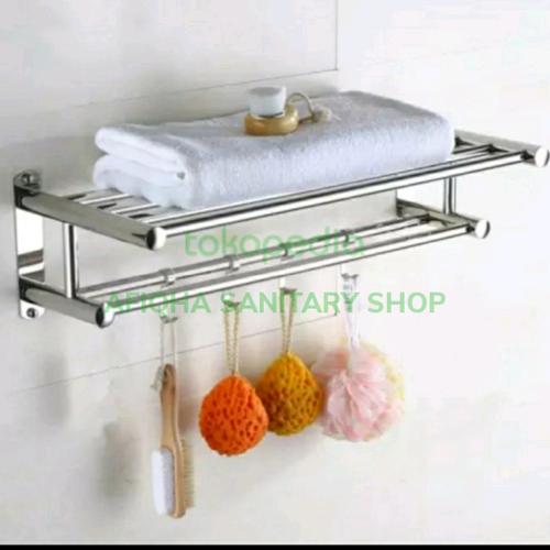 Jual RAK HANDUK STENLIES SUS 304 MURAH/GANTUNGAN HANDUK DAN BAJU MURAH ...