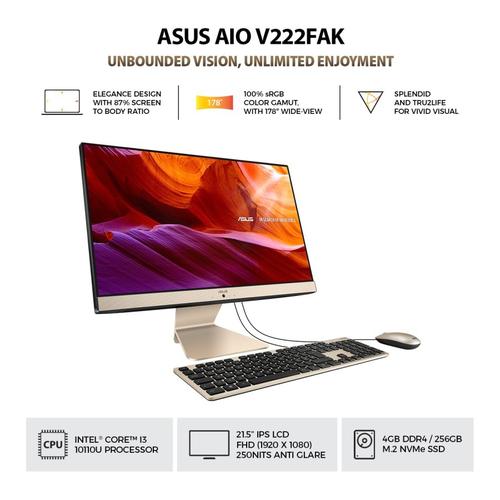 Jual PC ASUS ALL IN ONE V222FAKBA342W I310110U 4GB 256GB SSD WIN11