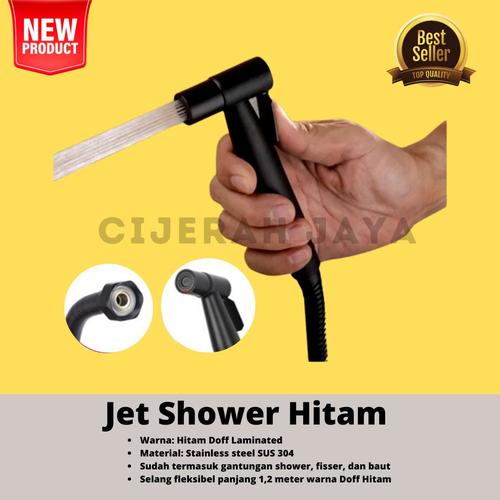 Jual JET SHOWER TOILET BLACK BIDET SHOWER BILAS SELANG JET WASHER