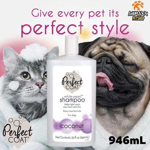 perfect coat white pearl coconut shampoo for dogs