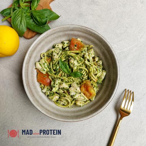 Jual Pesto Chicken Spaghetti MAD ABOUT PROTEIN Frozen Mealprep