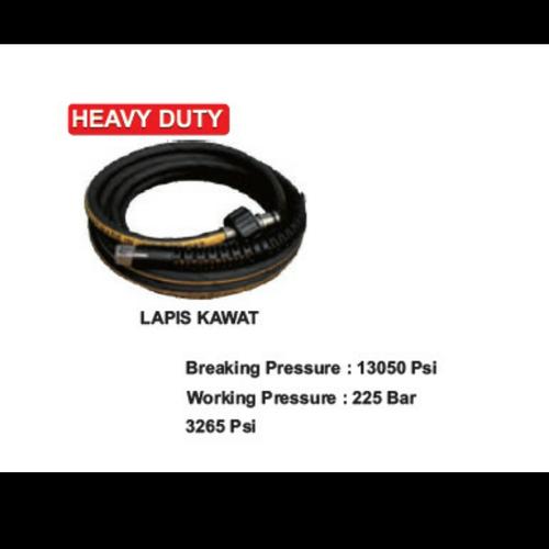 Jual Selang Jet Cleaner Heavy Duty Lapis Kawat Size 20 Meter WIPRO