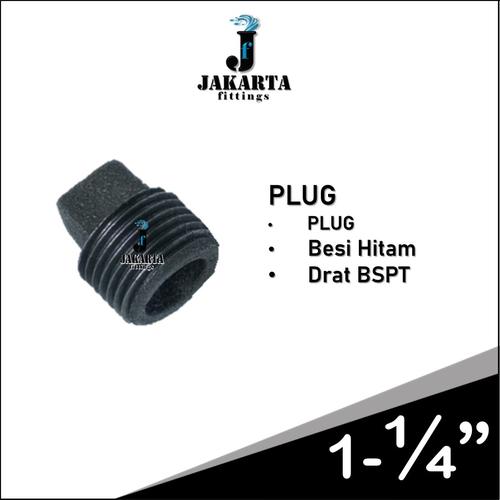 Plug Point Besi Jual SQUARE PLUG PIPE PIPA BESI HITAM DRAT BESI BSPT 1/2