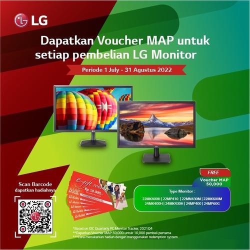 Jual LED Monitor LG 22MP410-B 21.45\