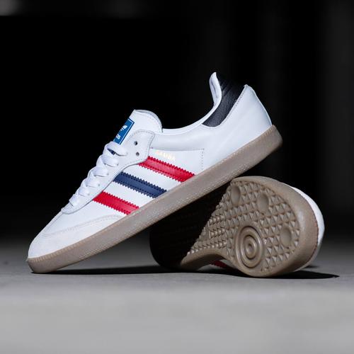 Jual Sepatu Adidas Samba OG White Navy 