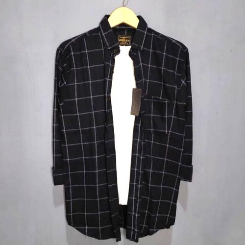 Kemeja Lengan Panjang Diaz Flower Col. Red