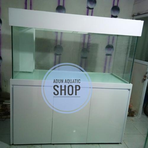 Jual Aquarium Set Meja Aquarium Ukuran 120x50x50 Full Set
