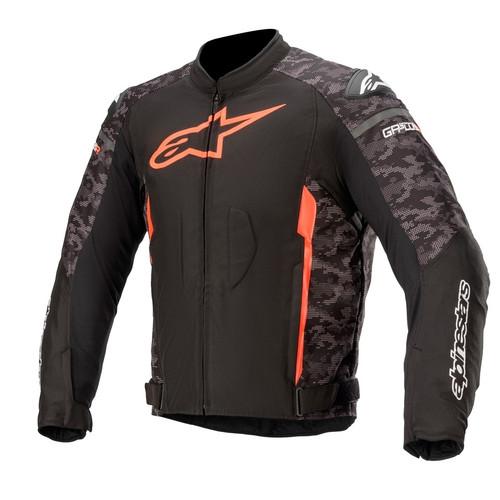 Jual Alpinestars TGP Plus R V3 Air Black Camo Red Fluo Jacket