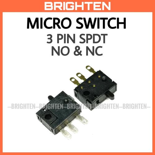Jual Micro Limit Switch Push On/Off 3 pin SPDT NO NC - Kota Bandung ...
