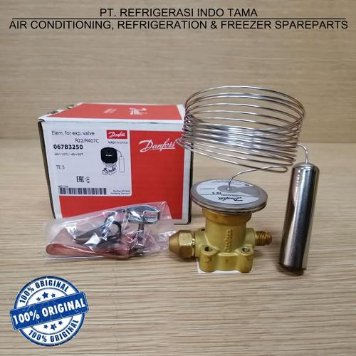 Jual R22 R407C TEX 5 / TE 5 067B3250 EXPANSION VALVE DANFOSS / EXPANSI Kota Surabaya
