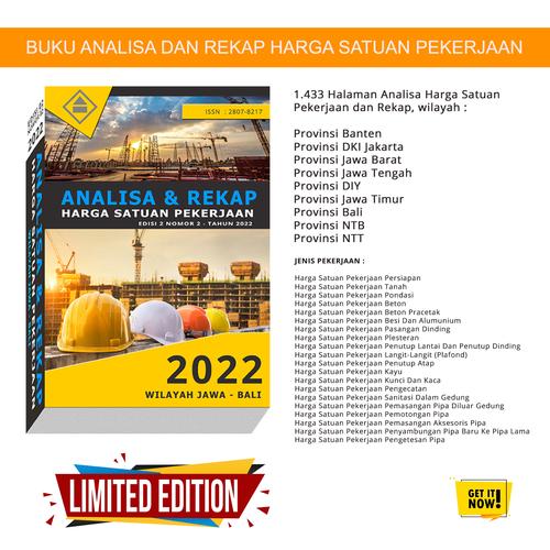 Jual ANALISA DAN REKAP HARGA SATUAN WIL JAWA - BALI EDISI 2022