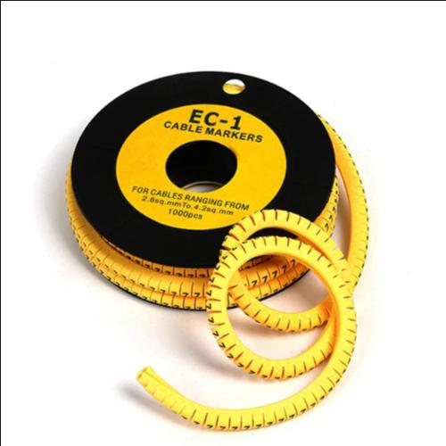 Kabel Labels 500PCS EC-0 Gekleurde Kabel Wire Marker 0 tot 9 voor Kabel Maat 1.5 sqmm Gekleurde Kabel Markers (EC-0 500PCS