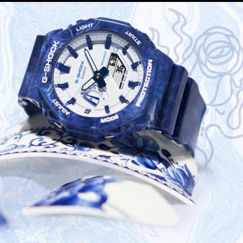 Jual JAM TANGAN PRIA CASIO GA-2100BWP-2A GA2100BWP-2A BLUE  
