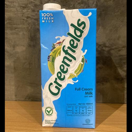 Jual Susu UHT GreenField Full Cream GreenFields Plain 1 liter Khusus