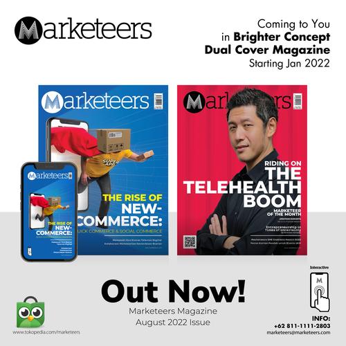 Gambar Marketeers edisi Agustus 2022 dari Marketeers Store Jakarta Selatan Tokopedia