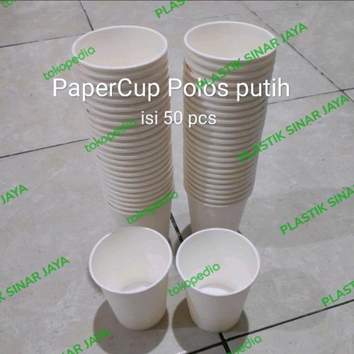Jual Paper Cup - Paper Cup Polos 8 Oz, Gelas Kertas, Gelas Kopi, Cup ...