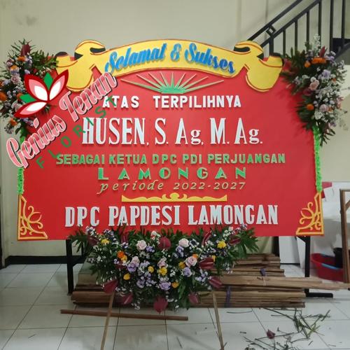 Jual Karangan bunga selamat dan sukses, papan ucapan selamat - Kab