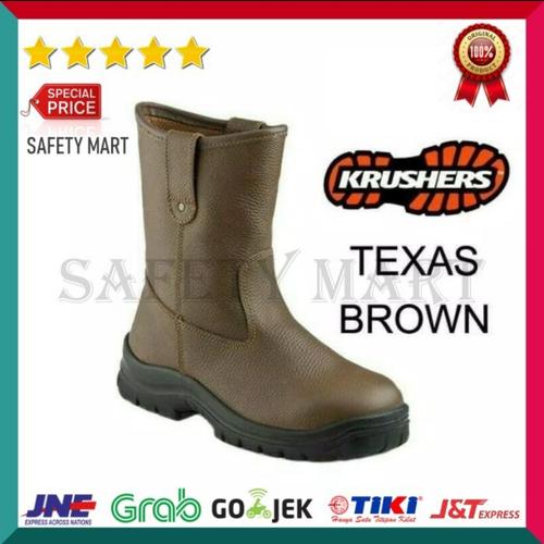 Jual Safety Shoes Krushers Texas Hitam, 43 Jakarta Barat Safety
