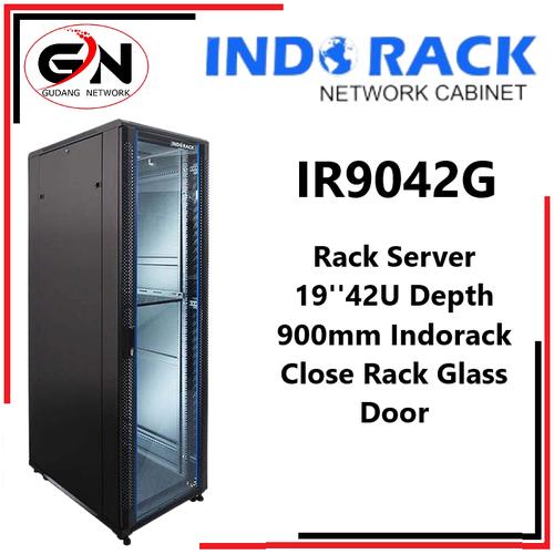 Ir9148 Rack Jual Rack Server 19''42U IR9042G Depth 900mm Indorack Close Rack Glass ...