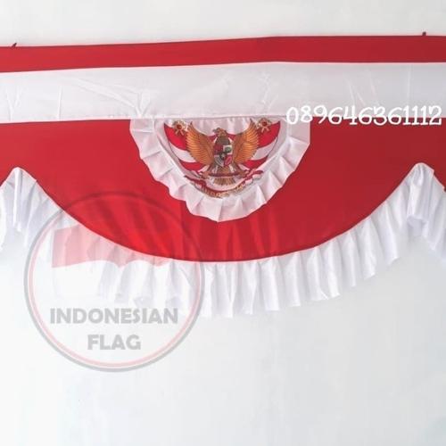 Jual Bendera Rumbai merah putih Garuda 10 Gelombang 10 meter - Kab ...