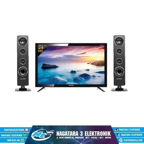 Gambar LED POLYTRON 24TV0855 (DIGITAL) dari Nagatara 3 Elektronik Kota Surakarta Tokopedia