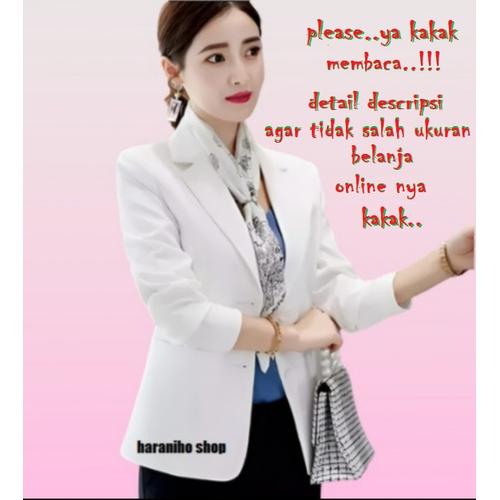 WANITA FORMAL / FASHION BLAZER - Hitam 