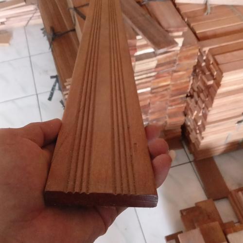 Jual Kayu bengkirai - decking bengkirai oven ukuran 1,2 x 7,5 x 100cm