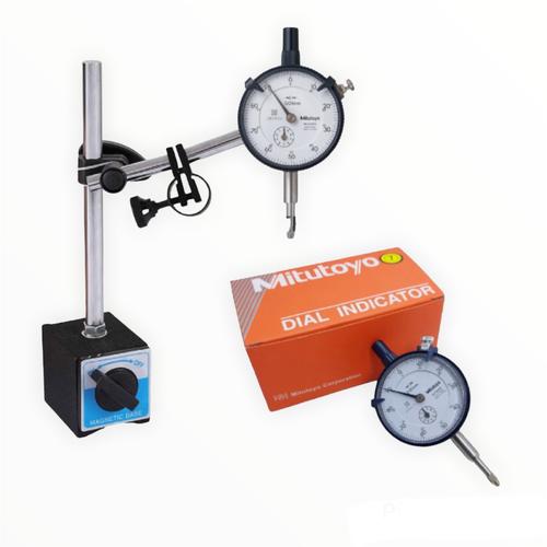 Jual Dial Indicator Mitutoyo & Dial Stand Base Pick Test