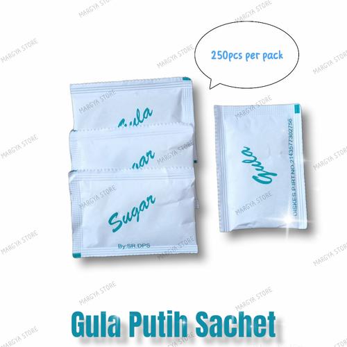 Jual gula sachet 250 pcs/Gula saset hotel/gula sachet/white sugar