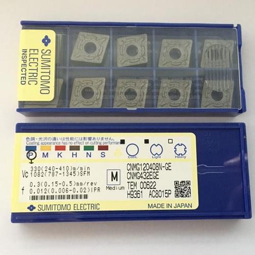 チップ AC8015P CNMG120404N-GE 1箱 10個入 住友電工 CNMG120404NGEAC8015P (67-0087-32) チップ AC8015P CNMG120404N-GE 1箱 10個入 住友電工