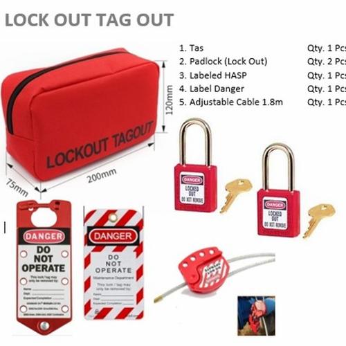 Promo Lockout Tagout Kit - Lockout & Tagout Kit Set - AKSESORIS ONLY ...